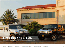 Tablet Screenshot of limoorlando.com